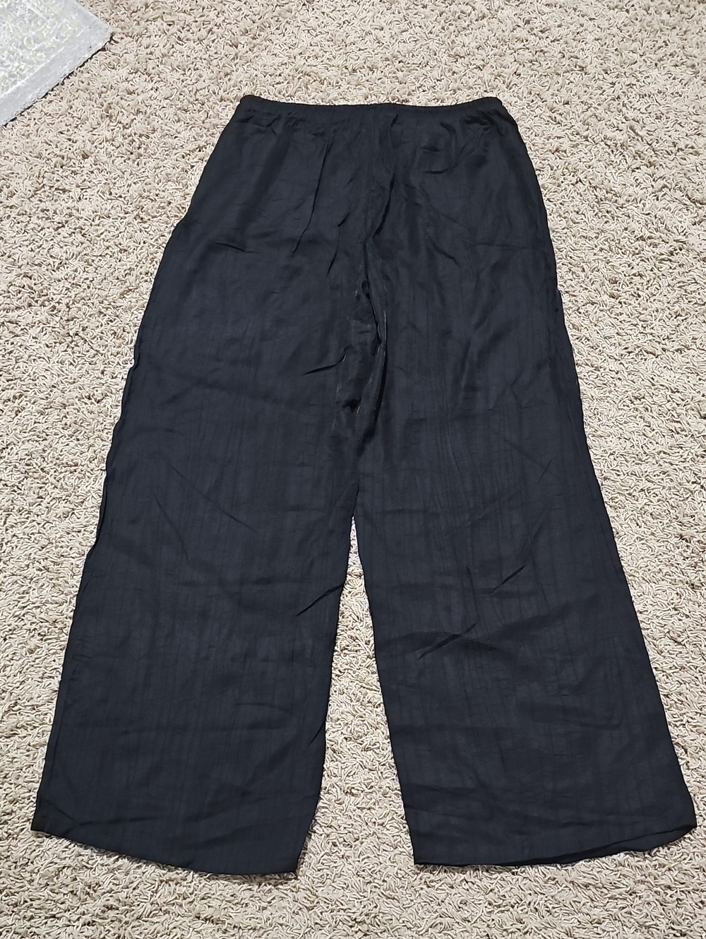 NWT Streetwear Society Pants Wide Leg Pull On XL Black Lightweight - Picture 4 of 5